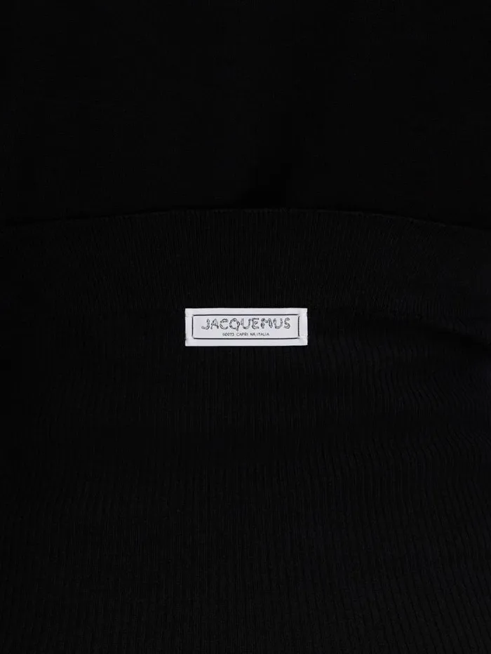 JACQUEMUS The Spiaggia Knit Shorts Black Women Trousers and Shorts