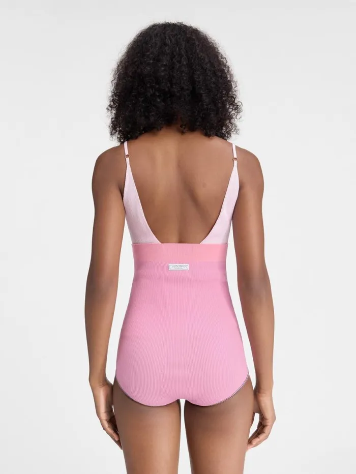 JACQUEMUS The Spiaggia Knit Shorts Multipink Women Trousers and Shorts JACQUEMUS The Spiaggia Knit Shorts Multipink Women Trousers and Shorts