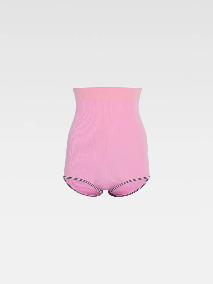 JACQUEMUS The Spiaggia Knit Shorts Multipink Women Trousers and Shorts JACQUEMUS The Spiaggia Knit Shorts Multipink Women Trousers and Shorts