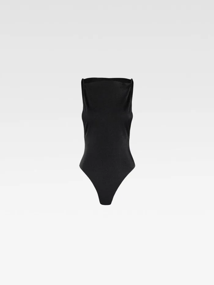 JACQUEMUS The Spoglio Bodysuit Black Women Tops and Shirts JACQUEMUS The Spoglio Bodysuit Black Women Tops and Shirts