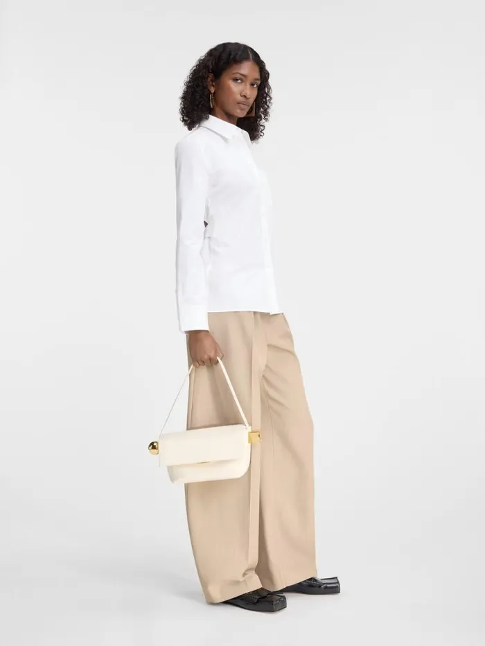 JACQUEMUS The Suit Shirt White Women Tops and Shirts JACQUEMUS The Suit Shirt White Women Tops and Shirts