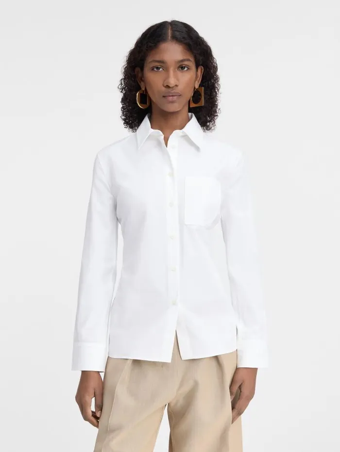 JACQUEMUS The Suit Shirt White Women Tops and Shirts JACQUEMUS The Suit Shirt White Women Tops and Shirts