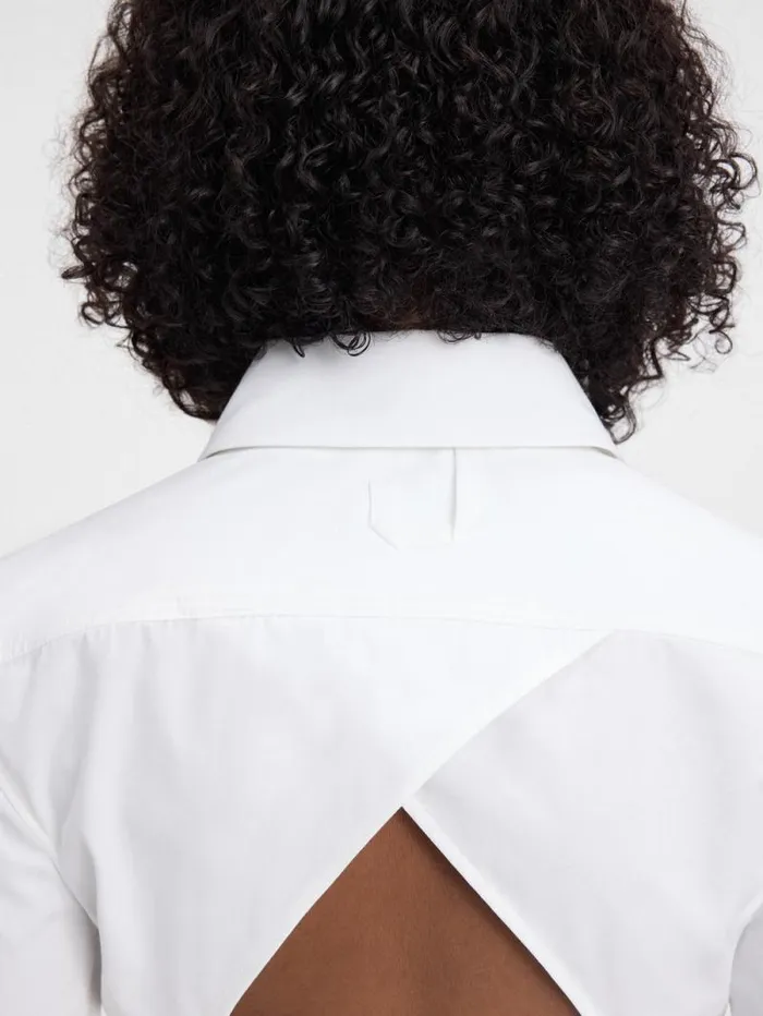 JACQUEMUS The Suit Shirt White Women Tops and Shirts JACQUEMUS The Suit Shirt White Women Tops and Shirts