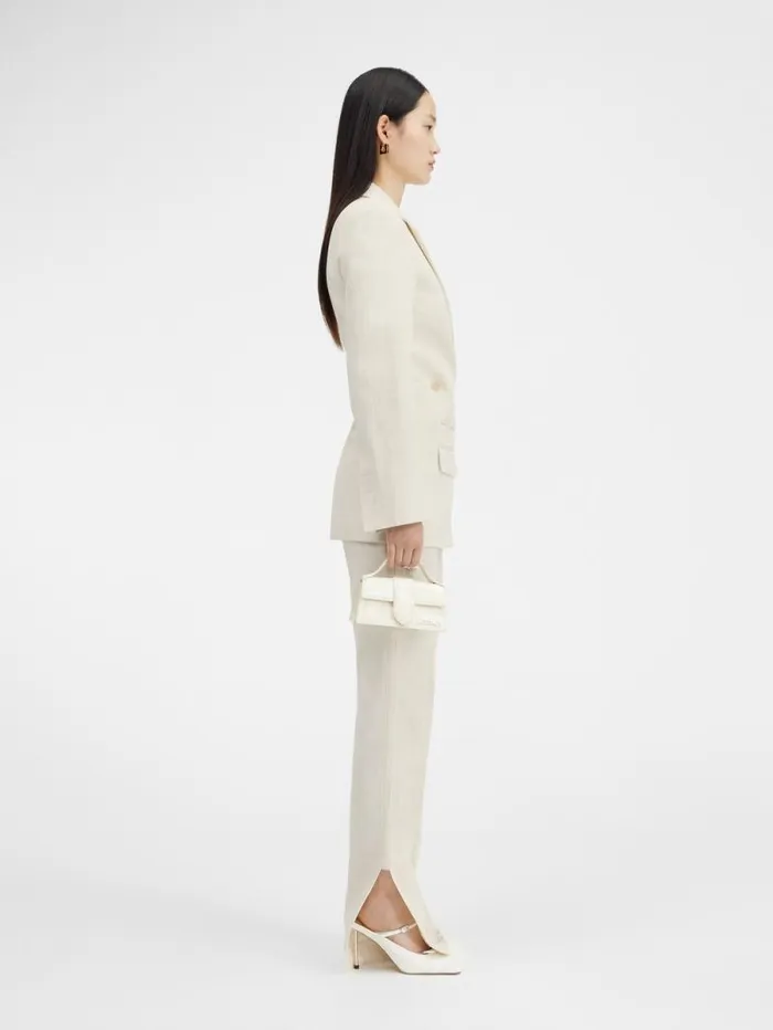 JACQUEMUS The Tibau Jacket Offwhite Women Coats and Jackets
