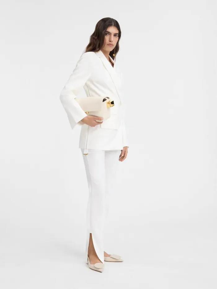 JACQUEMUS The Tibau Jacket White Women Coats and Jackets