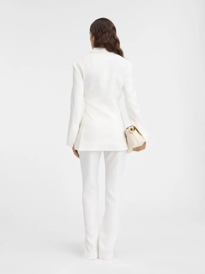JACQUEMUS The Tibau Jacket White Women Coats and Jackets