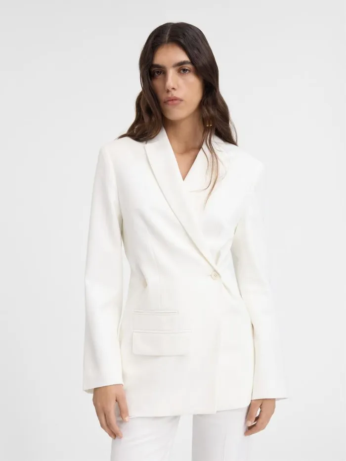 JACQUEMUS The Tibau Jacket White Women Coats and Jackets