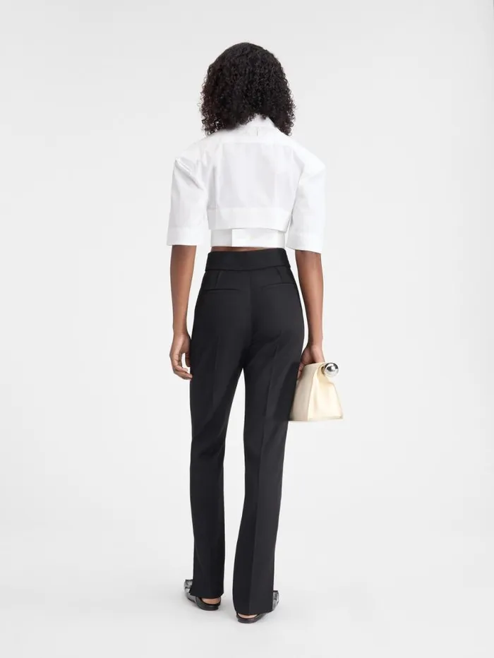 JACQUEMUS The Tibau Pants Black Women Suits JACQUEMUS The Tibau Pants Black Women Suits