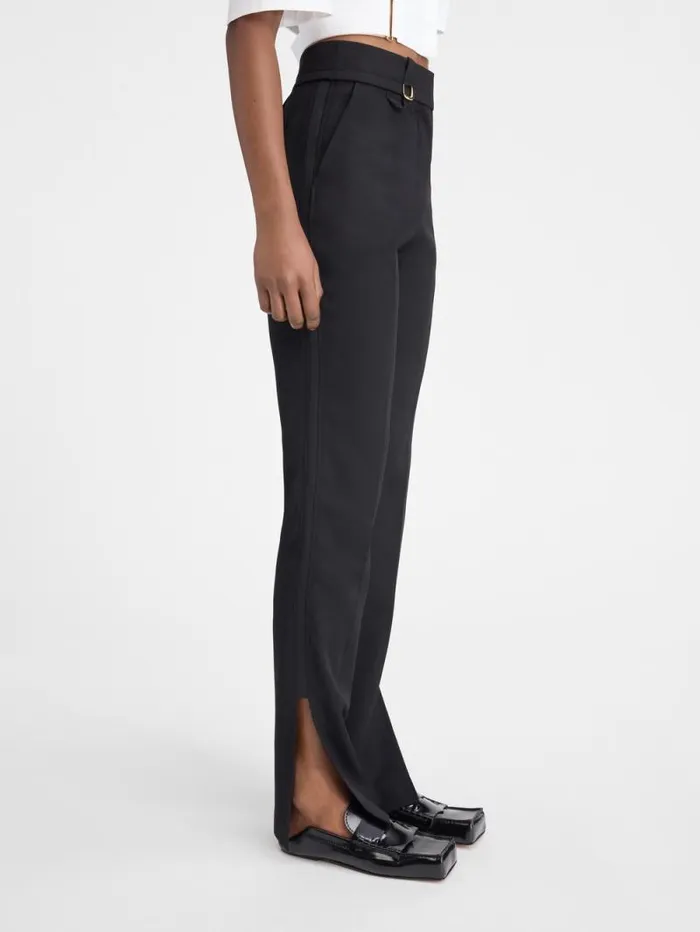JACQUEMUS The Tibau Pants Black Women Suits JACQUEMUS The Tibau Pants Black Women Suits