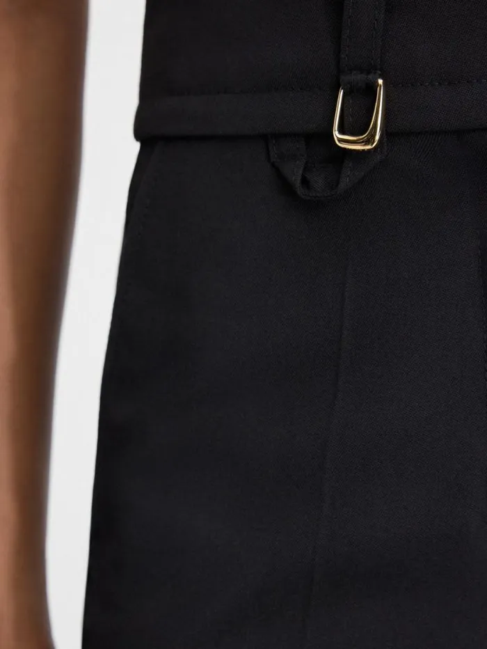 JACQUEMUS The Tibau Pants Black Women Suits JACQUEMUS The Tibau Pants Black Women Suits