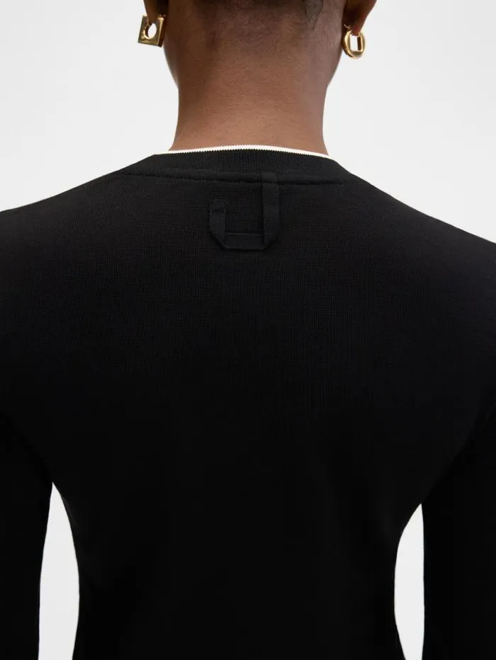 JACQUEMUS The Tricot Sweater Black Women Tops and Shirts JACQUEMUS The Tricot Sweater Black Women Tops and Shirts