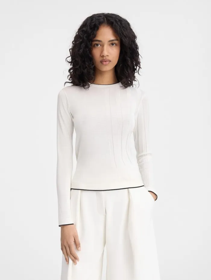 JACQUEMUS The Tricot Sweater Offwhite Women Tops and Shirts