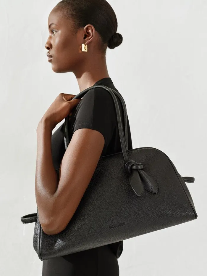 JACQUEMUS The Turismo Black WomenMen Crossbody and Handbags JACQUEMUS The Turismo Black WomenMen Crossbody and Handbags