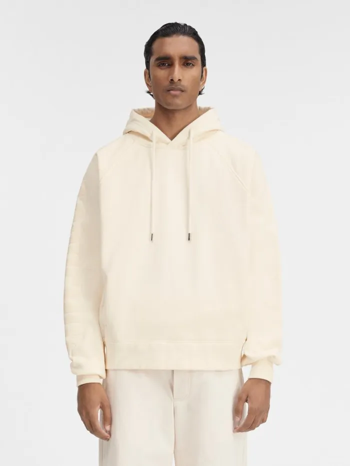 JACQUEMUS The Typo Hoodie Light Beige Men Sweatshirts and Joggings