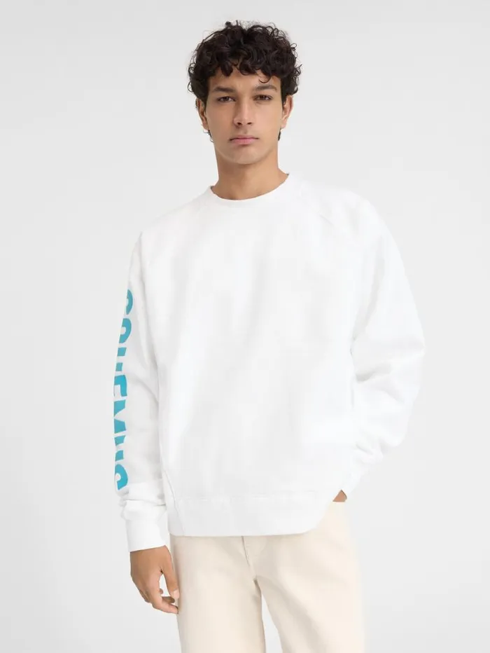 JACQUEMUS The Typo Sweatshirt Multiwhite Men Sweatshirts and Joggings