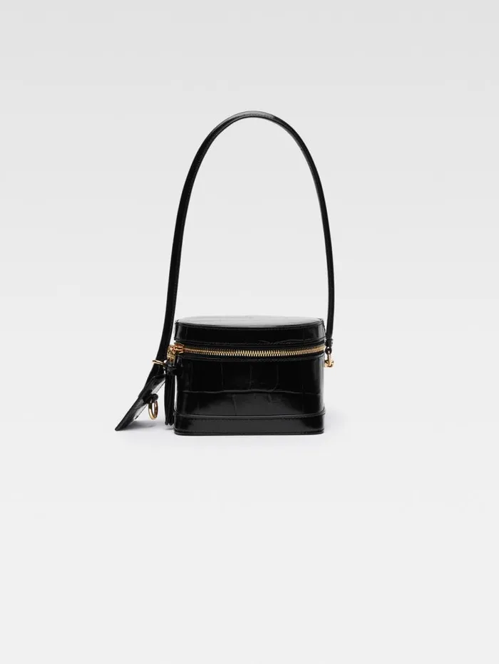 JACQUEMUS The Vanito Black Women Crossbody and Handbags JACQUEMUS The Vanito Black Women Crossbody and Handbags