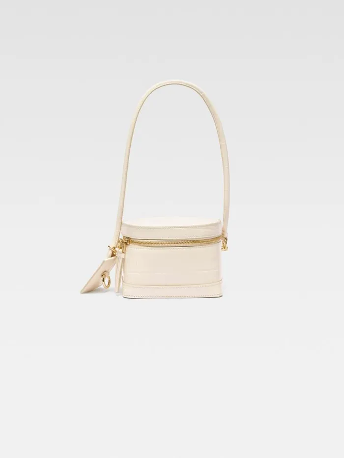 JACQUEMUS The Vanito Light Ivory Women Crossbody and Handbags JACQUEMUS The Vanito Light Ivory Women Crossbody and Handbags