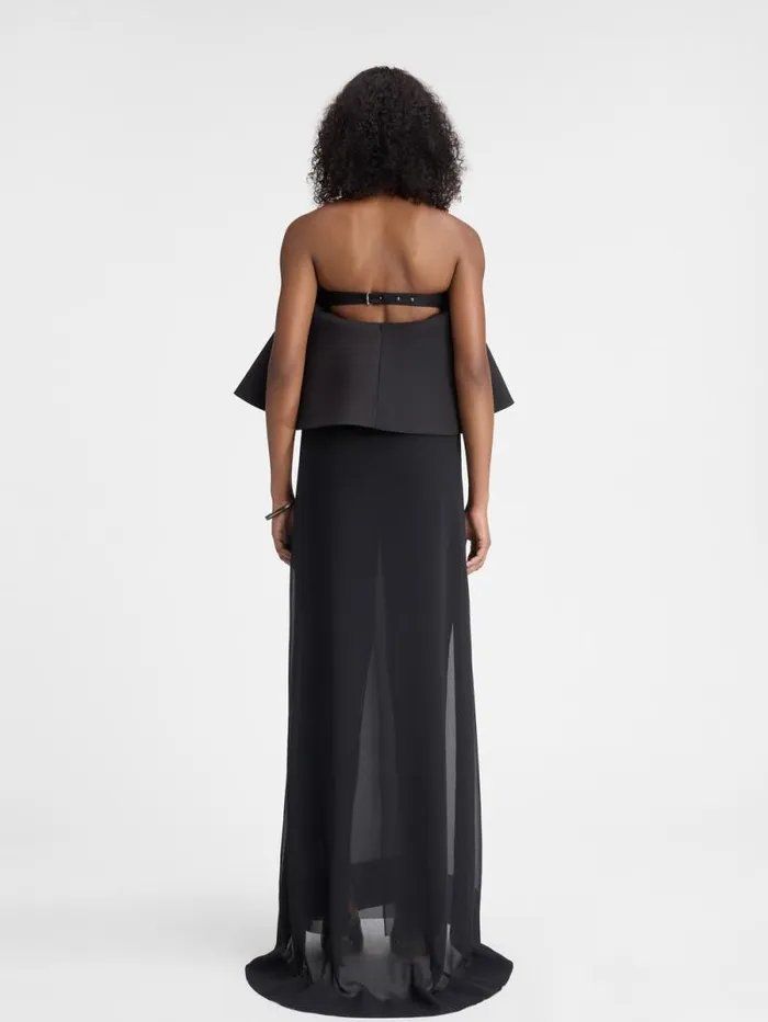 JACQUEMUS The Vela Dress Black Women Dresses and Skirts JACQUEMUS The Vela Dress Black Women Dresses and Skirts