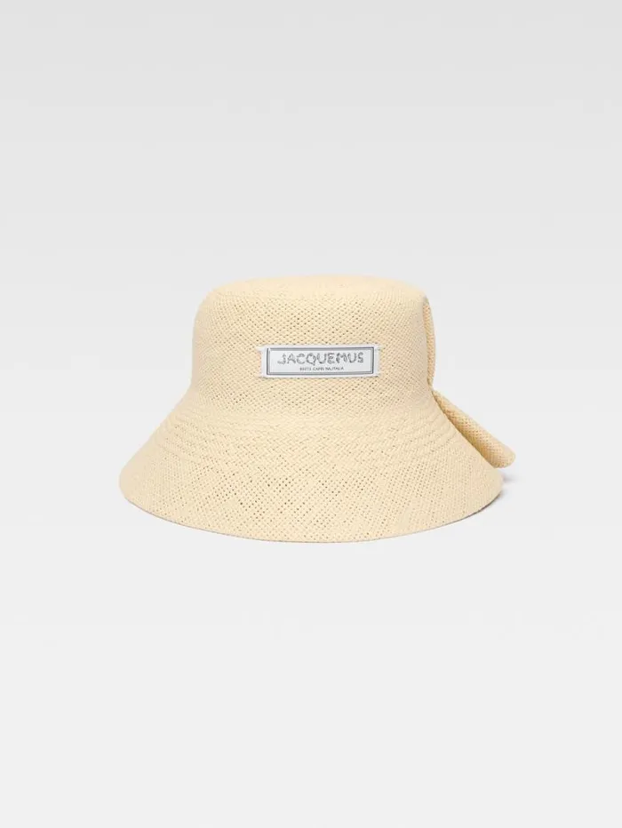 JACQUEMUS The Vela Hat Natural WomenMen Hats