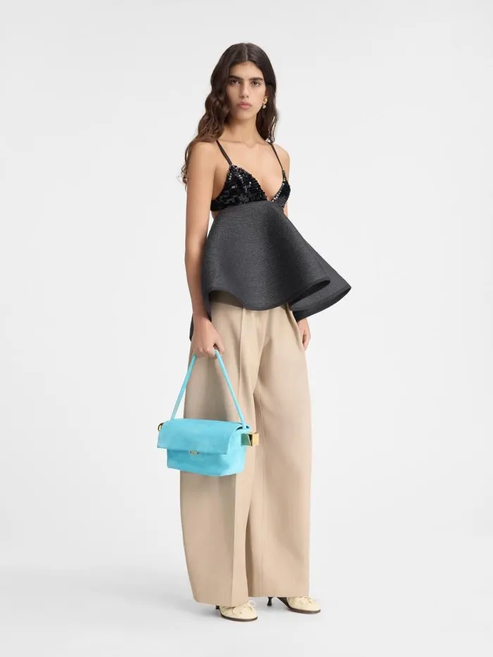 JACQUEMUS The Vela Top Black Women Tops and Shirts JACQUEMUS The Vela Top Black Women Tops and Shirts