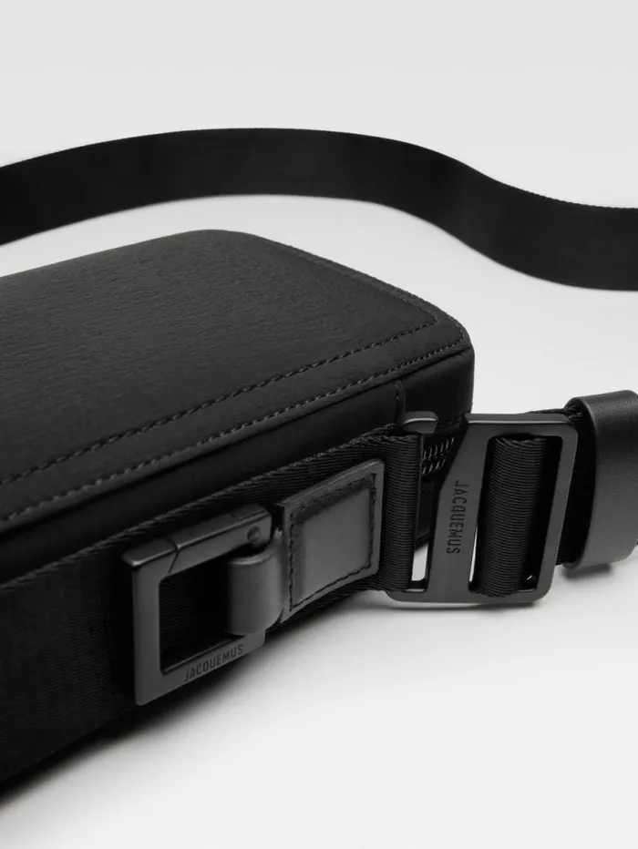 JACQUEMUS The Vertical Cuerda Black WomenMen Crossbody and Handbags JACQUEMUS The Vertical Cuerda Black WomenMen Crossbody and Handbags