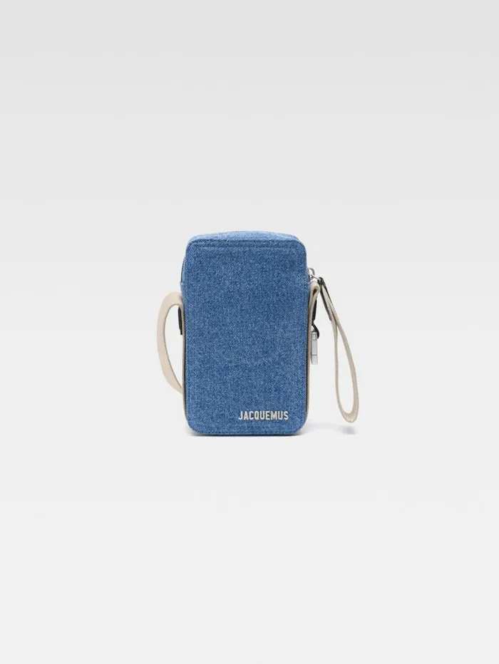 JACQUEMUS The Vertical Cuerda Blue WomenMen Crossbody and Handbags