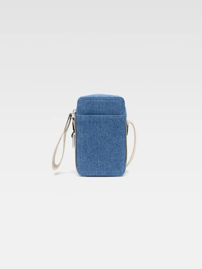 JACQUEMUS The Vertical Cuerda Blue WomenMen Crossbody and Handbags