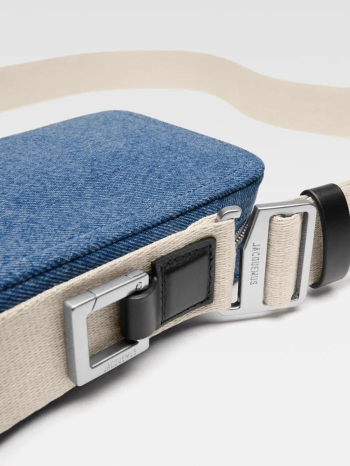 JACQUEMUS The Vertical Cuerda Blue WomenMen Crossbody and Handbags
