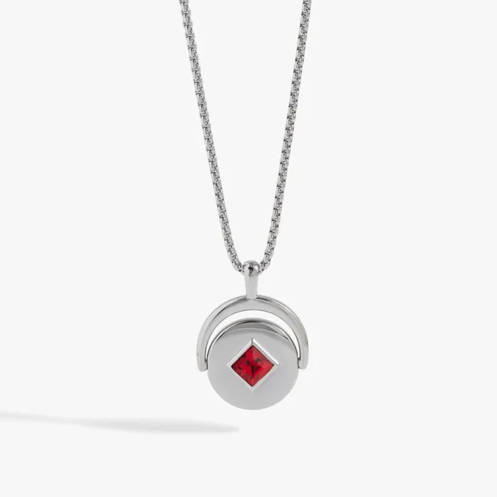 July Birthstone And Flower Flip Charm Necklace Stainless Steel Gold Women Alex And Ani Flower July Birthstone And Flower Flip Charm Necklace Stainless Steel Gold Women Alex And Ani Flower