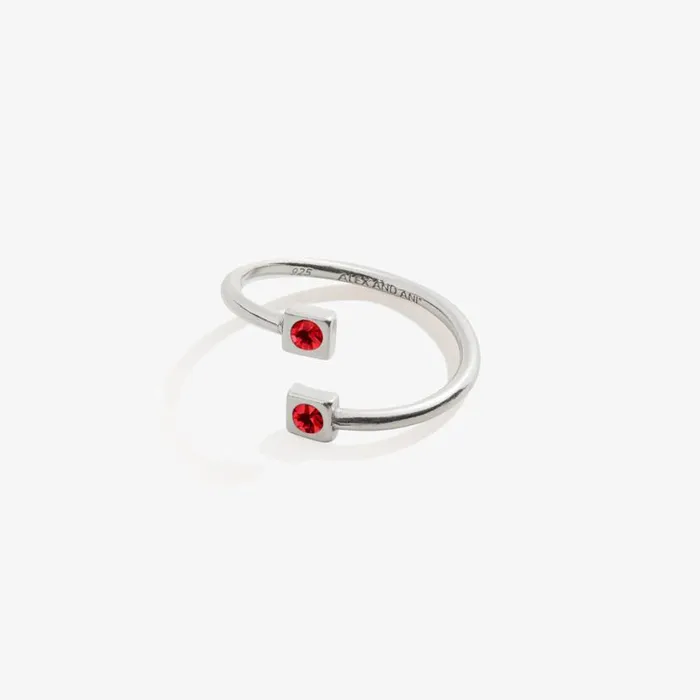 July Birthstone Ruby Ring Wrap Sterling Silver Women Alex And Ani Fine Jewelry July Birthstone Ruby Ring Wrap Sterling Silver Women Alex And Ani Fine Jewelry