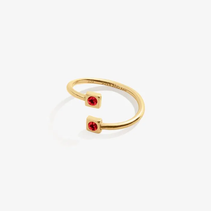 July Birthstone Ruby Ring Wrap Sterling Silver Women Alex And Ani Graduation