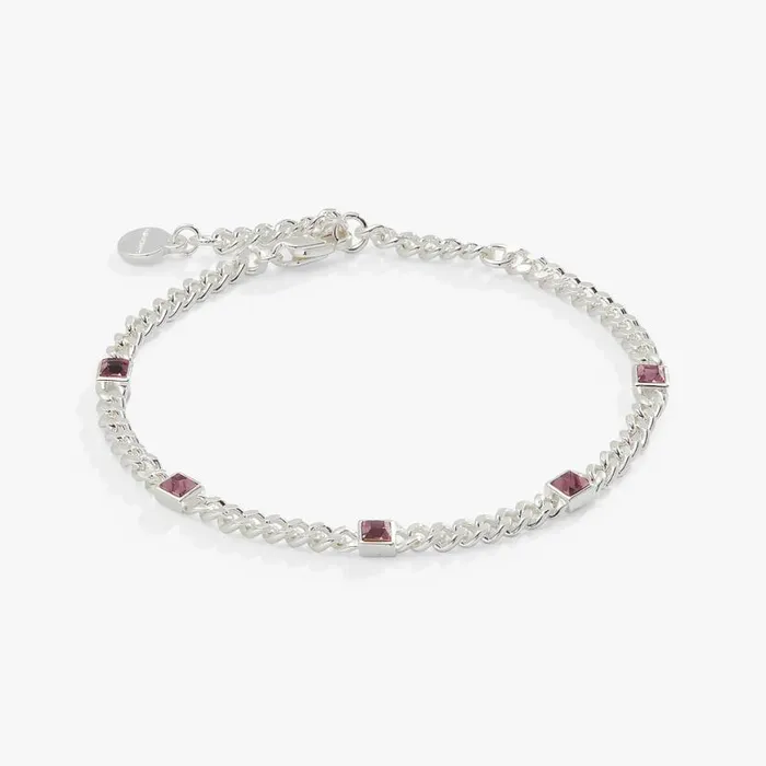 June Birthstone Light Amethyst Curb Chain Bracelet Silver Women Alex And Ani Wedding Engagement June Birthstone Light Amethyst Curb Chain Bracelet Silver Women Alex And Ani Wedding Engagement