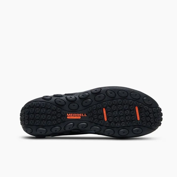 Jungle Moc Leather Comp Toe Work Shoe Wide Width Black Men Merrell SlipOns