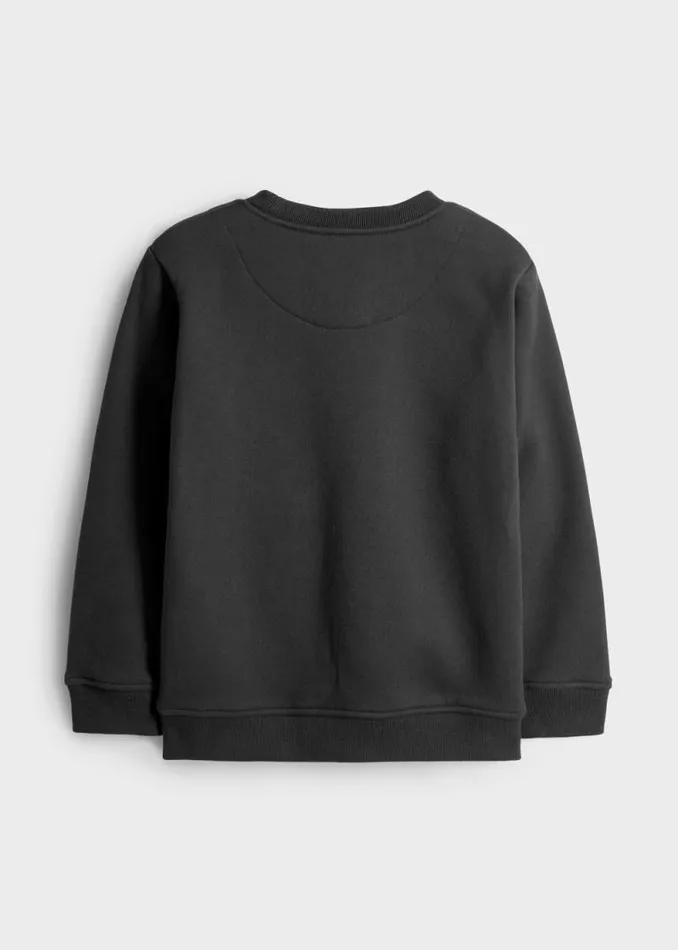 Junior Paul Smith Sweatshirts and Hoodies 213 Years Black Zebra Logo Sweatshirt