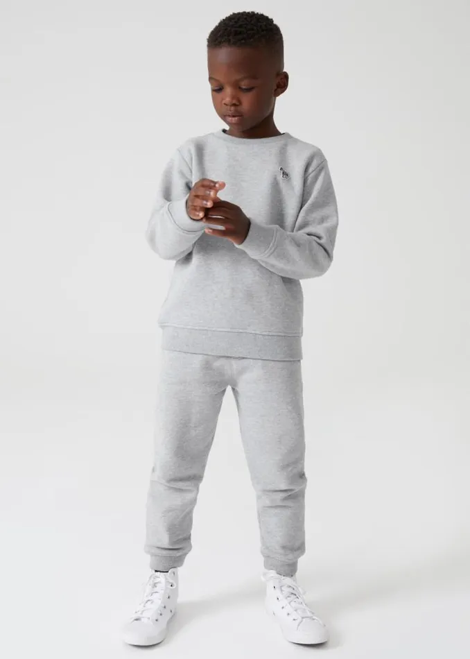 Junior Paul Smith Sweatshirts and Hoodies 213 Years Grey Marl Zebra Sweatshirt Junior Paul Smith Sweatshirts and Hoodies 213 Years Grey Marl Zebra Sweatshirt
