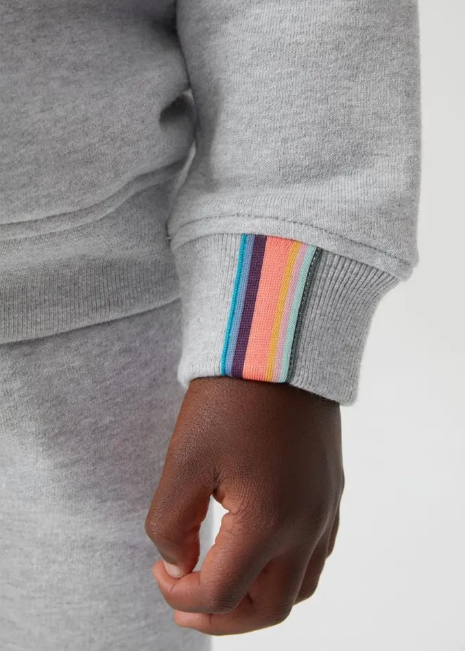 Junior Paul Smith Sweatshirts and Hoodies 213 Years Grey Marl Zebra Sweatshirt Junior Paul Smith Sweatshirts and Hoodies 213 Years Grey Marl Zebra Sweatshirt