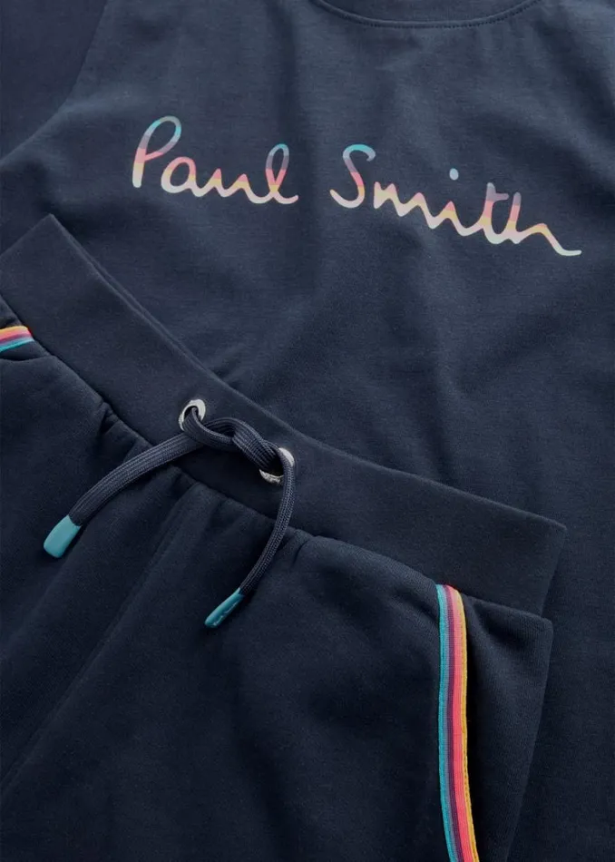 Junior Paul Smith TShirts 213 Years Navy 039Artist Stripe039 TShirt And Shorts Set Junior Paul Smith TShirts 213 Years Navy 039Artist Stripe039 TShirt And Shorts Set