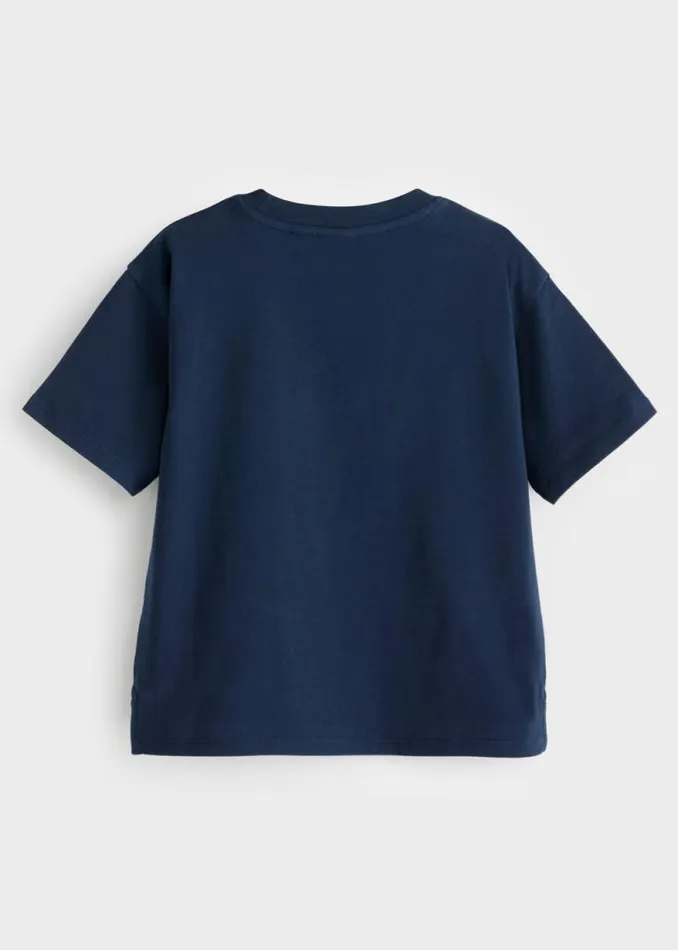 Junior Paul Smith TShirts 213 Years Navy 039PS Logo039 Print TShirt Junior Paul Smith TShirts 213 Years Navy 039PS Logo039 Print TShirt