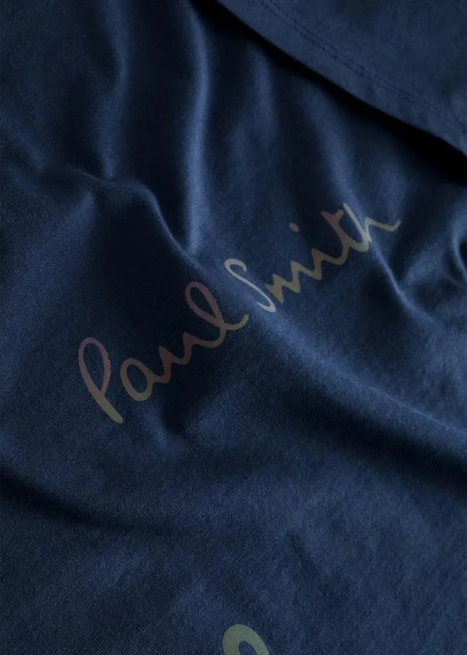 Junior Paul Smith TShirts 213 Years Navy 039PS Logo039 Print TShirt Junior Paul Smith TShirts 213 Years Navy 039PS Logo039 Print TShirt