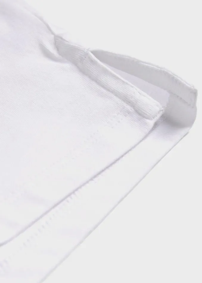 Junior Paul Smith TShirts 213 Years White Embroidery 039Happy039 TShirt Junior Paul Smith TShirts 213 Years White Embroidery 039Happy039 TShirt