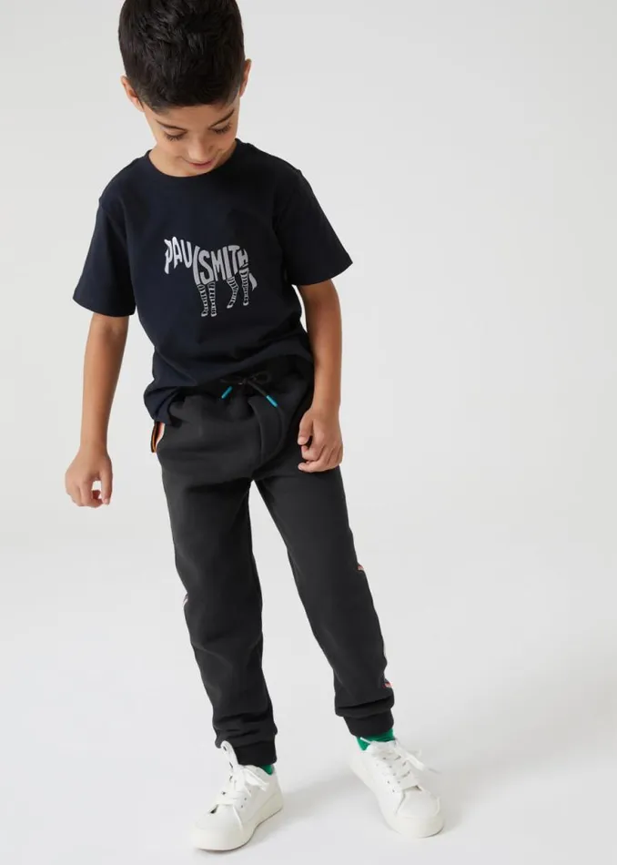 Junior Paul Smith Trousers 213 Years Black 039Artist Stripe039 Joggers