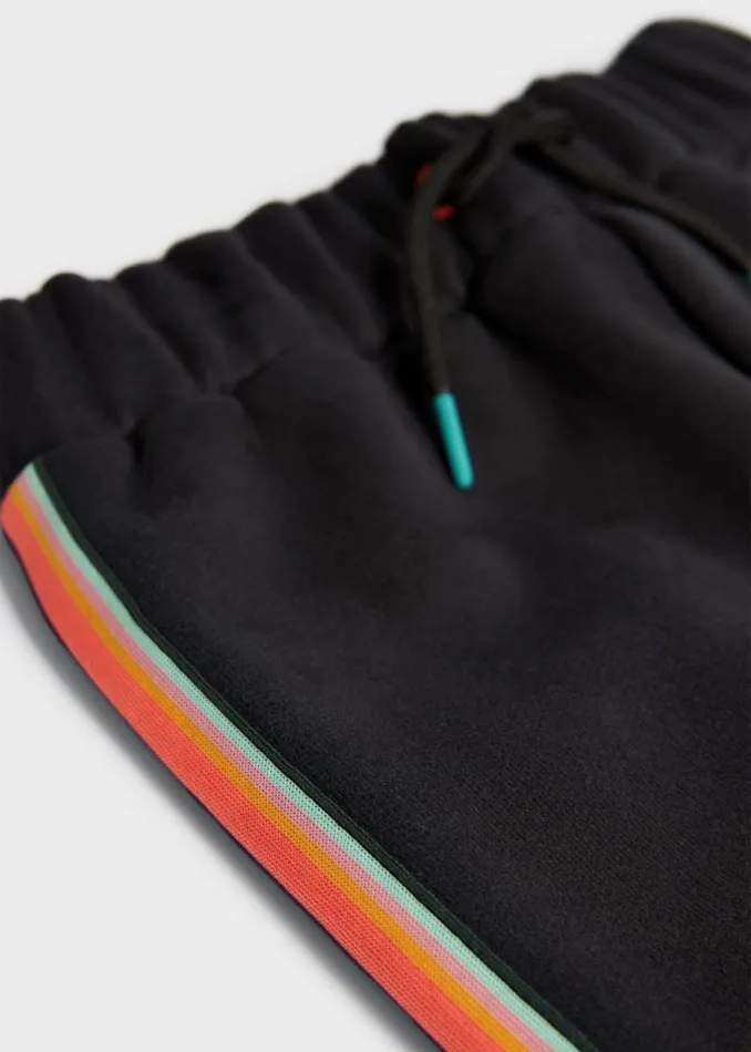 Junior Paul Smith Trousers 213 Years Black 039Artist Stripe039 Joggers Junior Paul Smith Trousers 213 Years Black 039Artist Stripe039 Joggers