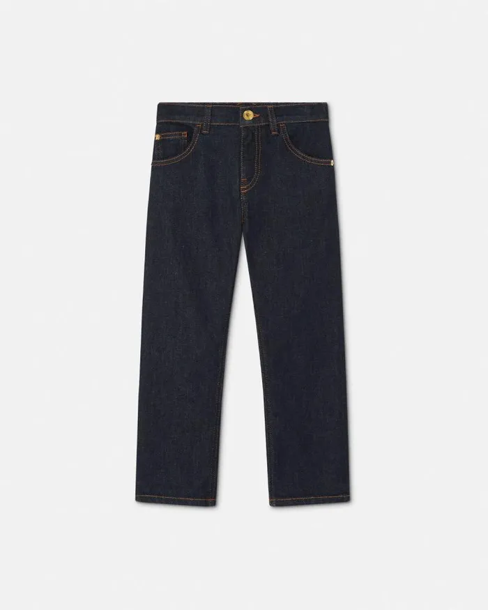 Kids Regular Jeans Blue Children Versace Clothing