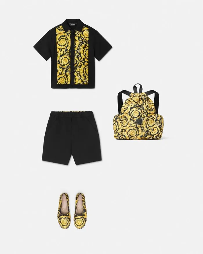 Kids Shorts Black Children Versace Clothing