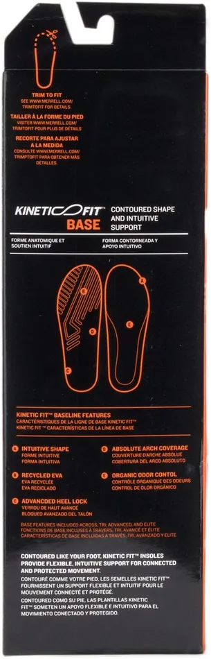 Kinetic Fit Base Footbed Wide Width Mesh Men Merrell Shoe Care