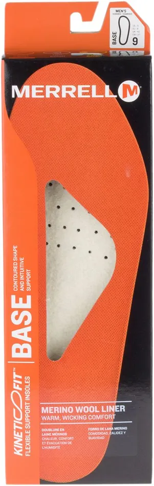 Kinetic Fit Base Wide Width Wool Men Merrell Shoe Care