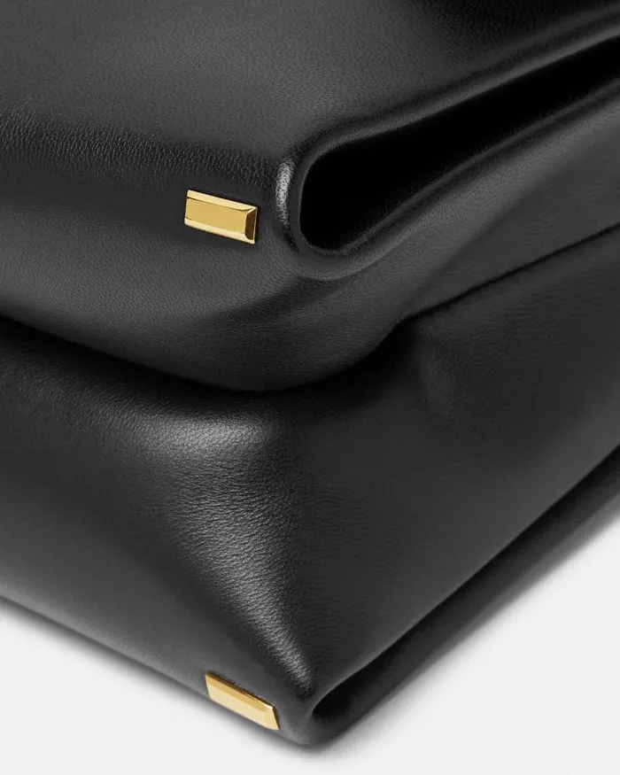 Kleio Shoulder Bag Blackgold Women Versace Shoulder and Crossbody