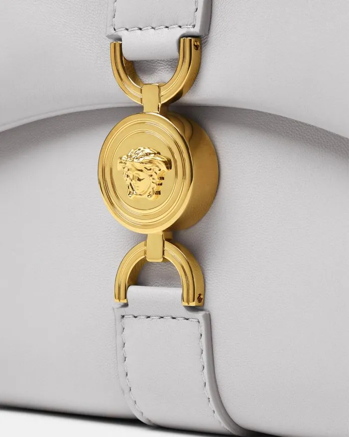 Kleio Shoulder Bag Gray Women Versace Shoulder and Crossbody