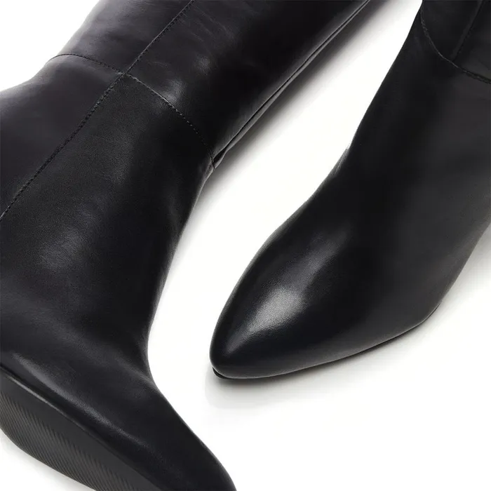 Knee High Boots Women Moda In Pelle Bsoleful BPepe Black Leather