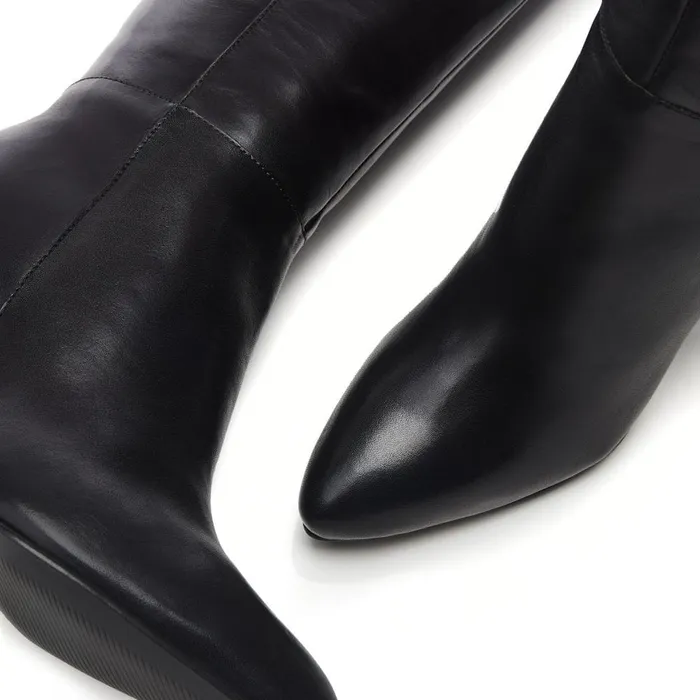 Knee High Boots Women Moda In Pelle Bsoleful BPepe Black Leather